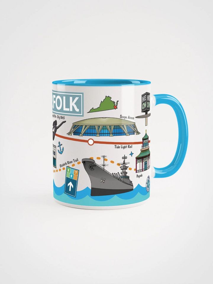 Norfolk Virginia Coffee Mug - Color Inside product image (2)