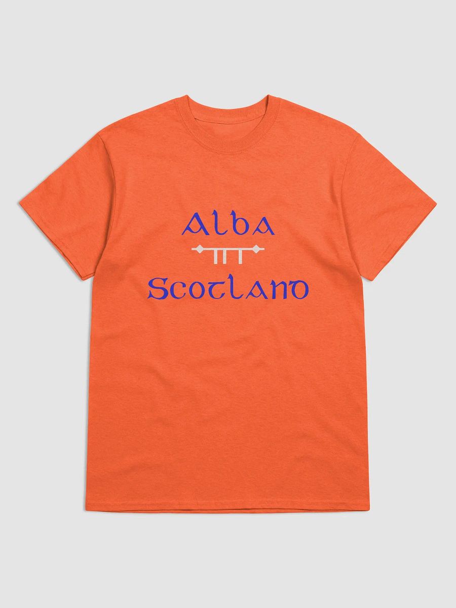 Scotland/Alba Scholastic style Ogham printed T-shirt product image (1)