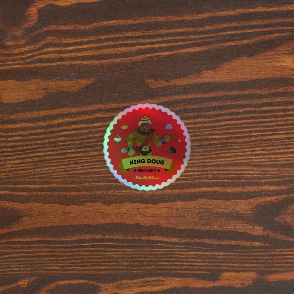 ZQ Holo Sticker: King Doug product image (3)