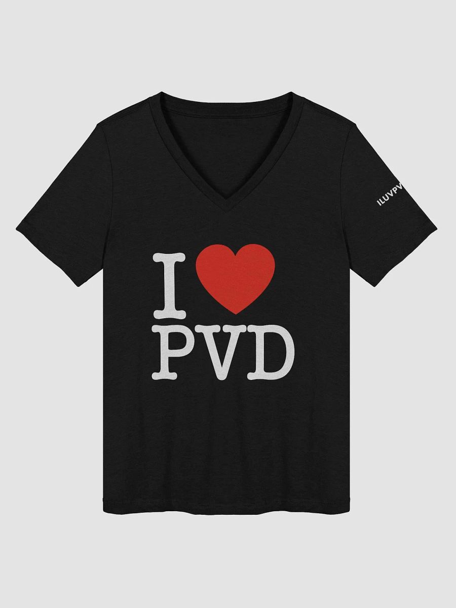 I LUV PVD V-Neck Tee 2 (Black) product image (1)