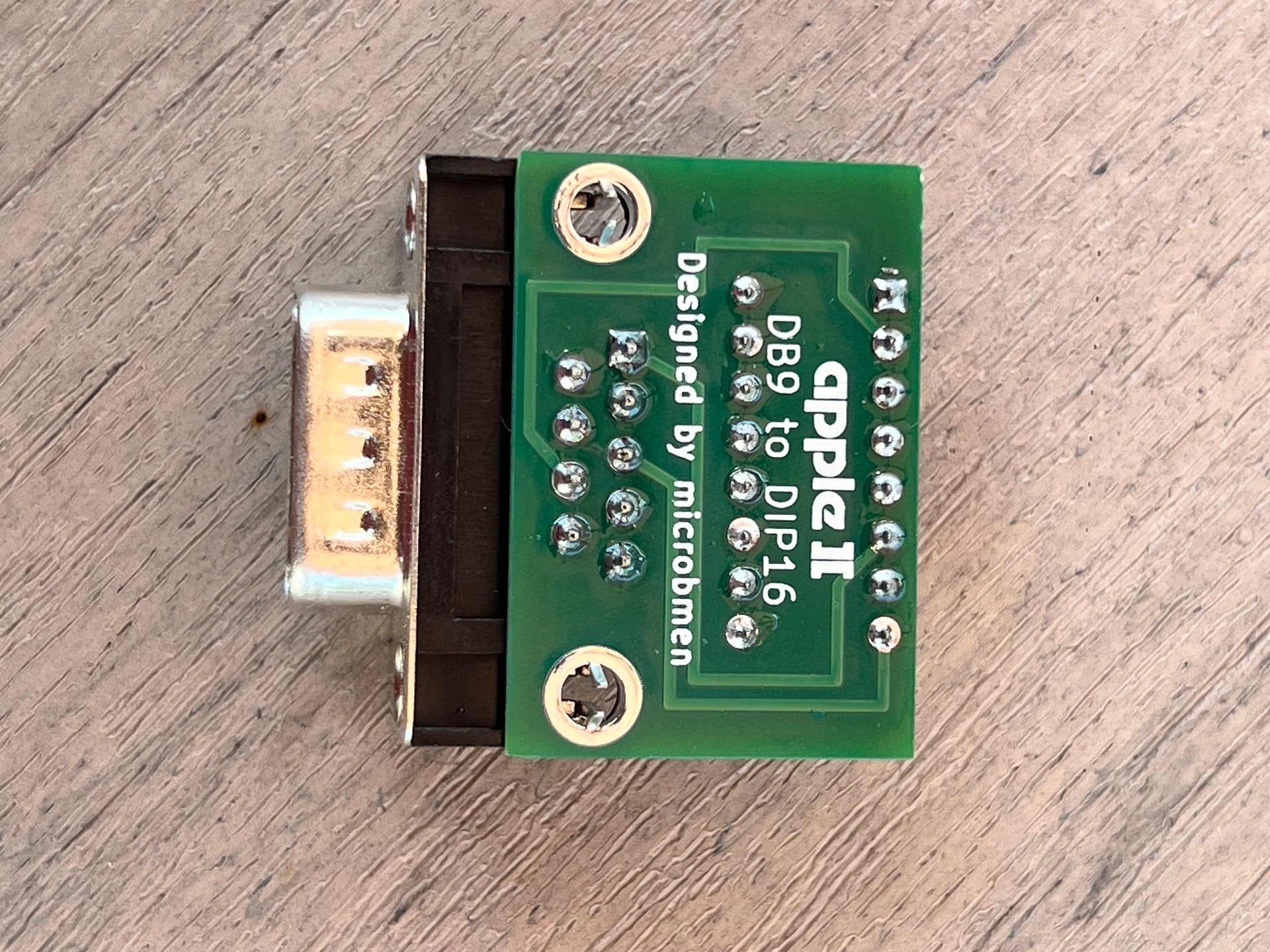 Apple II Joystick Port Adapter - DB9 to DIP16 product image (2)