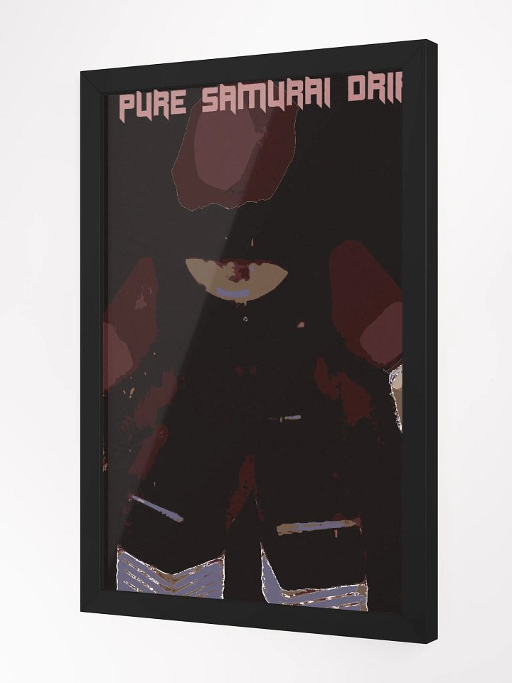 Galactic Void Samurai Drip Edition Framed Matte Poster product image (4)