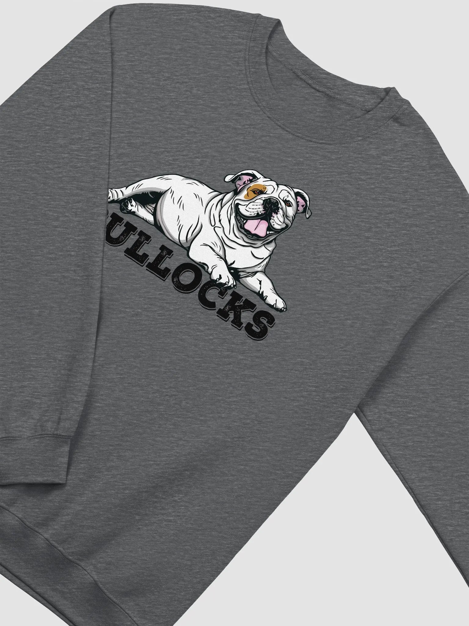Bullocks Sweatshirt of an English Bulldog(White) | Funny Shirt for Bulldog Owners product image (4)