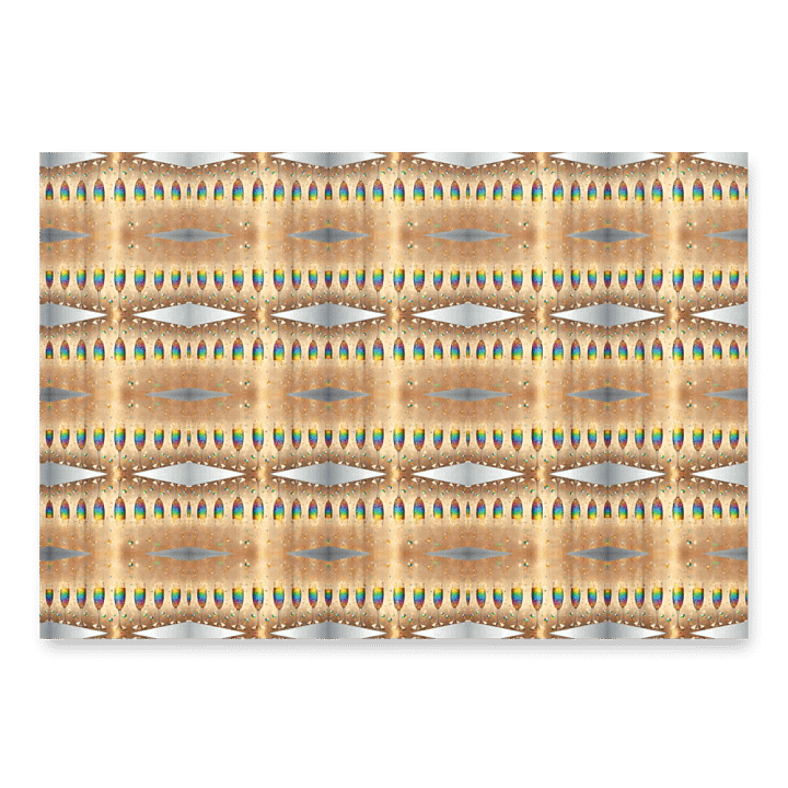 Rainbow Celebration Toast Wall Wrapping Paper Set product image (2)
