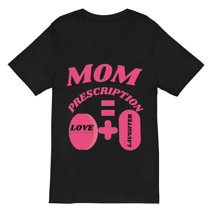 Mom's Love Prescription V-Neck Tee product image (3)