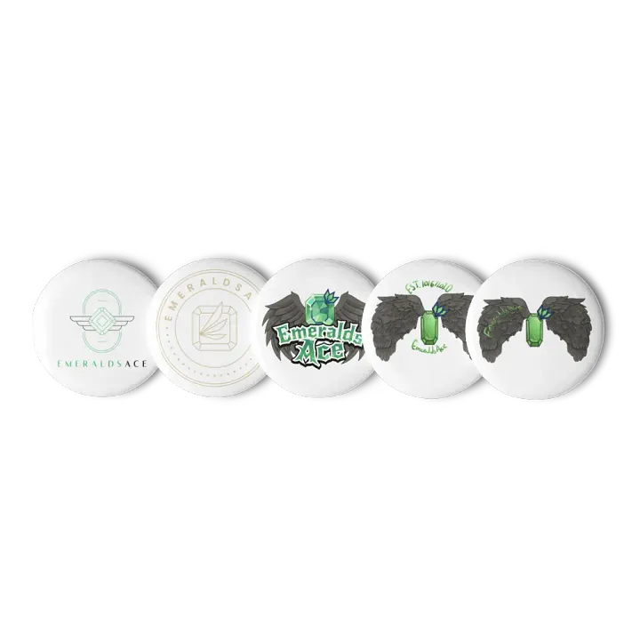 EmeraldsAce Button Pins product image (1)