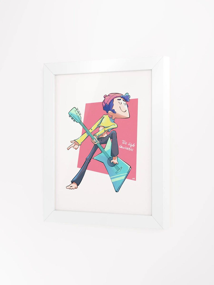 Toe Style Guitarist | Frame Matte Poster product image (20)