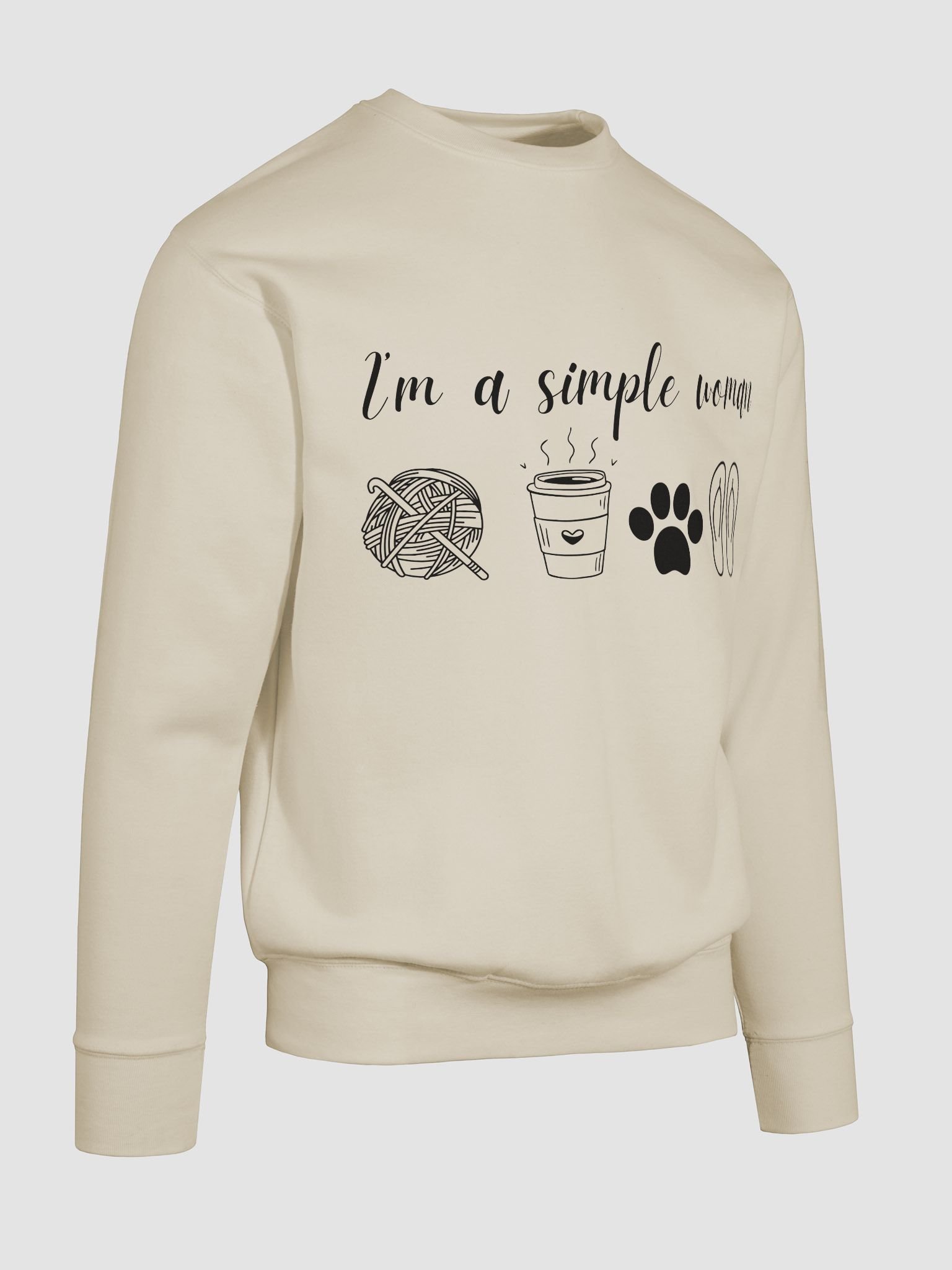Ladies I'm a simple woman sweatshirt product image (20)