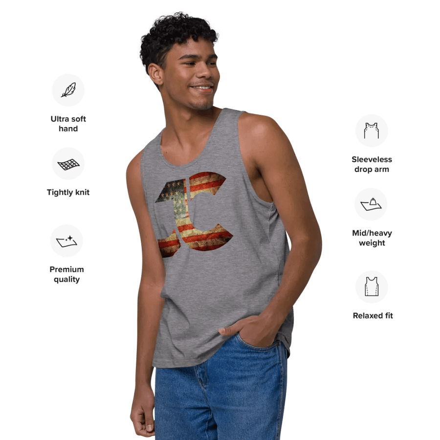 American Flag JC Tank Top product image (127)
