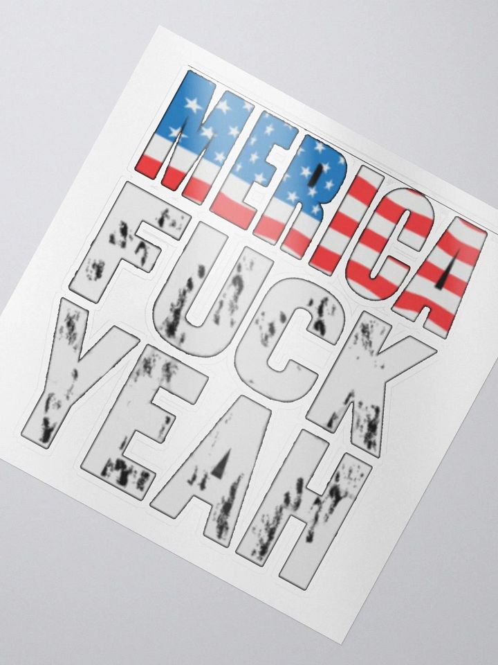 MURICA FUCK YEA sticker product image (2)