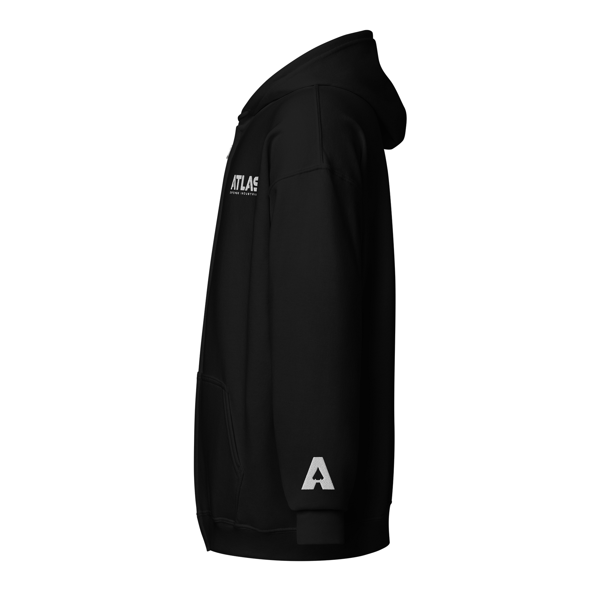 'ATLAS' Embroidered Zip Hoodie product image (2)