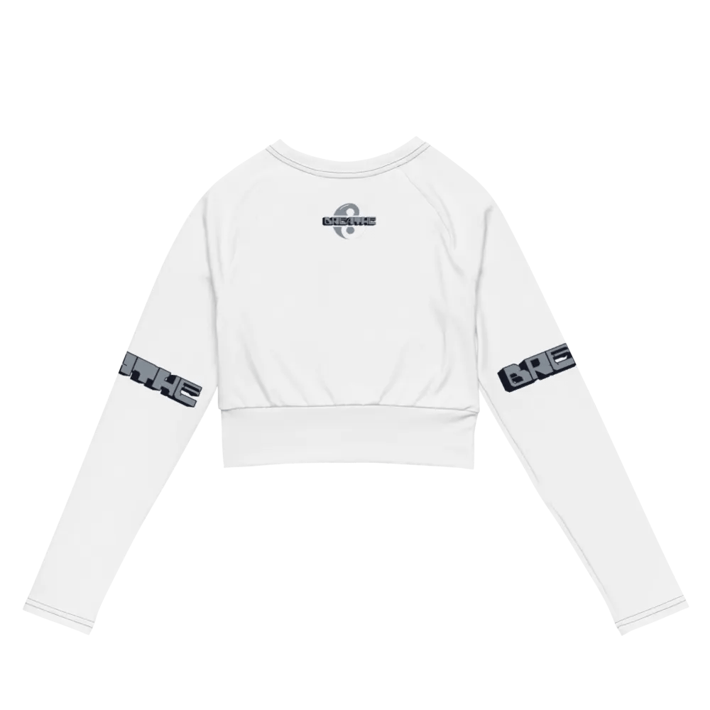 Breathe Recycled Long Sleeve Crop Top – Sustainable Style, Mindful Living product image (7)
