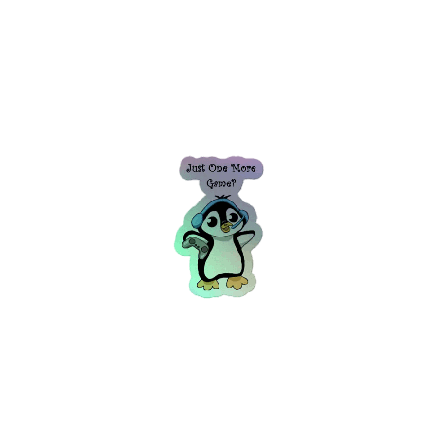 Just one more game? sticker product image (1)