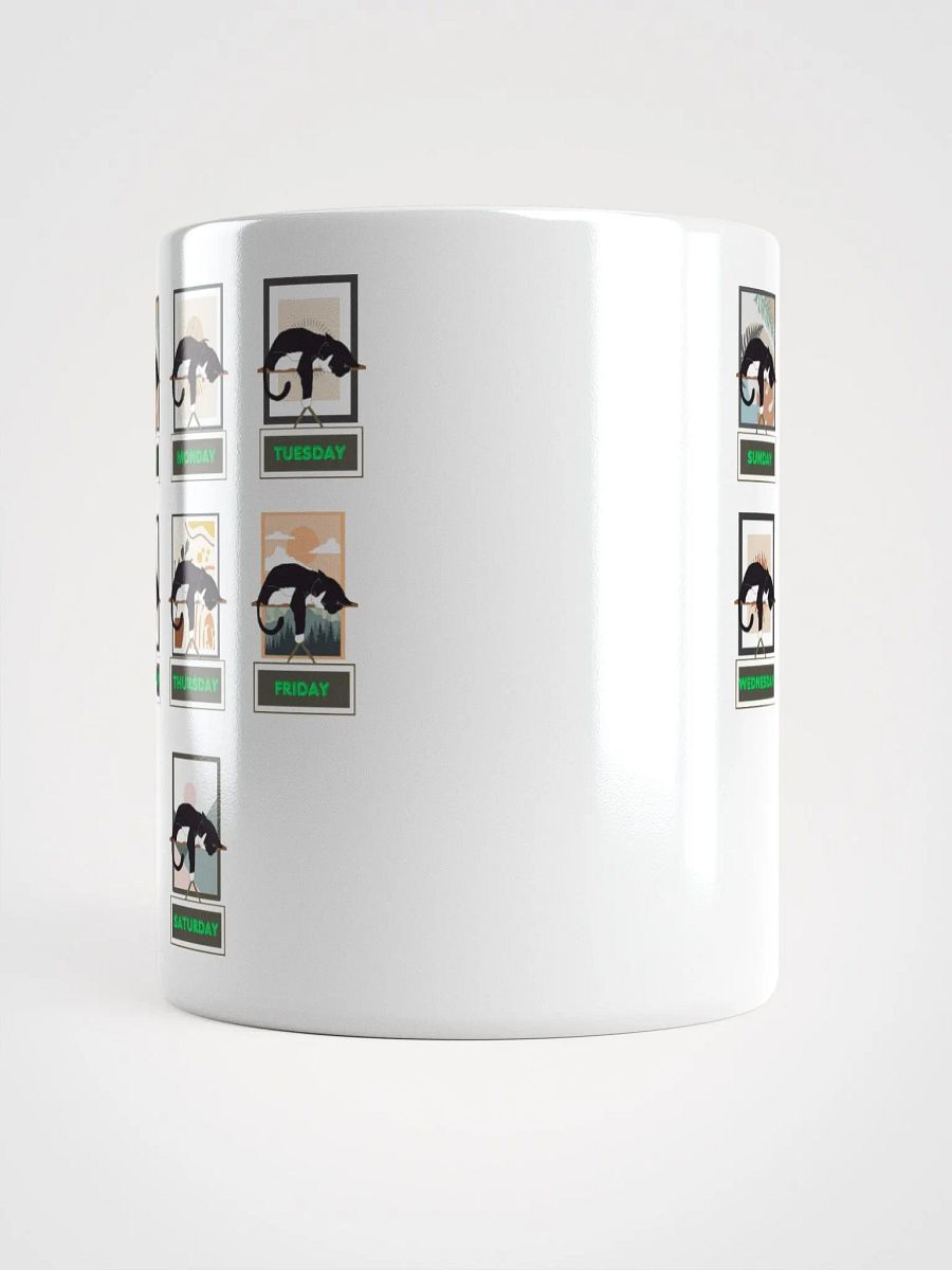 Cats Days of The Week White Mug product image (14)