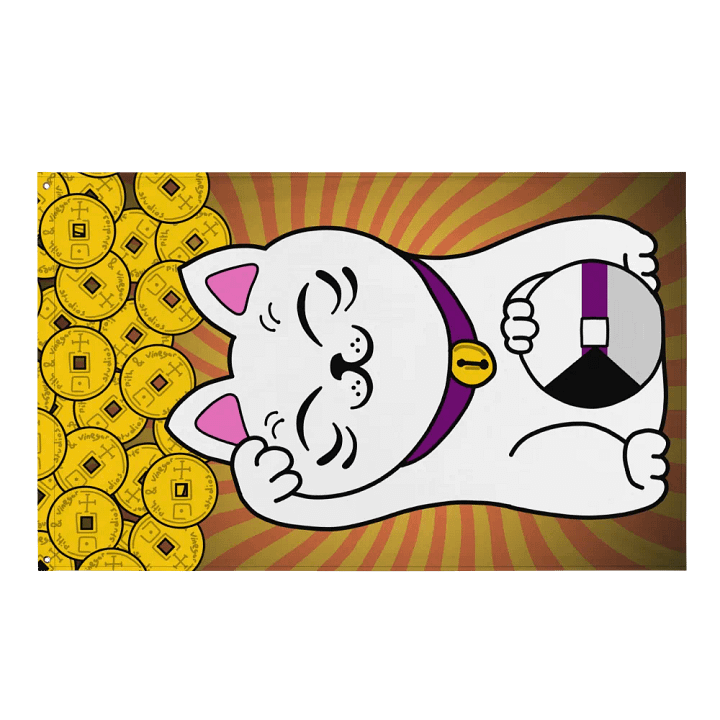 Maneki neko demisexual pride flag product image (1)
