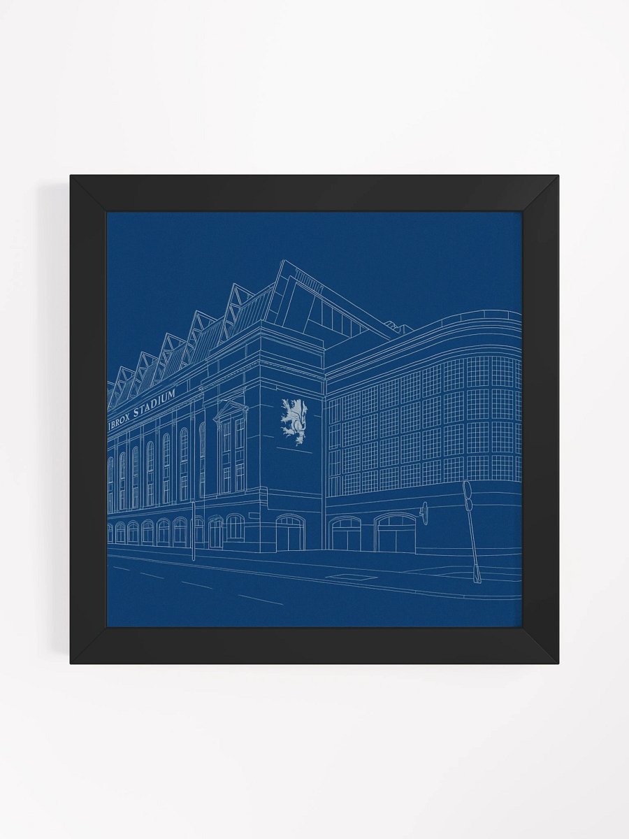 UBC "Ibrox Blueprint" Poster product image (1)