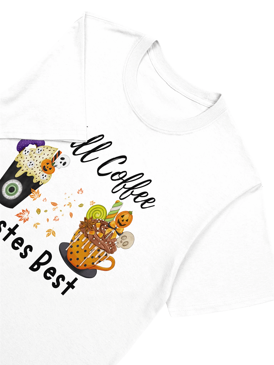 Spooky Spice Latte: Cute Halloween Fall Coffee Unisex T-Shirt product image (3)