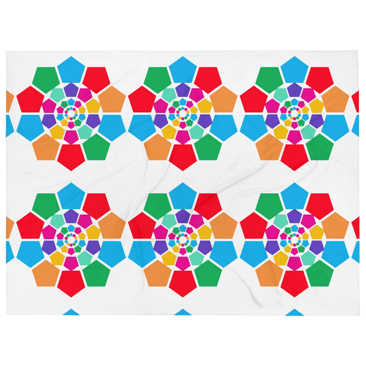 Multi-colored Pentagon Pattern Art product image (1)