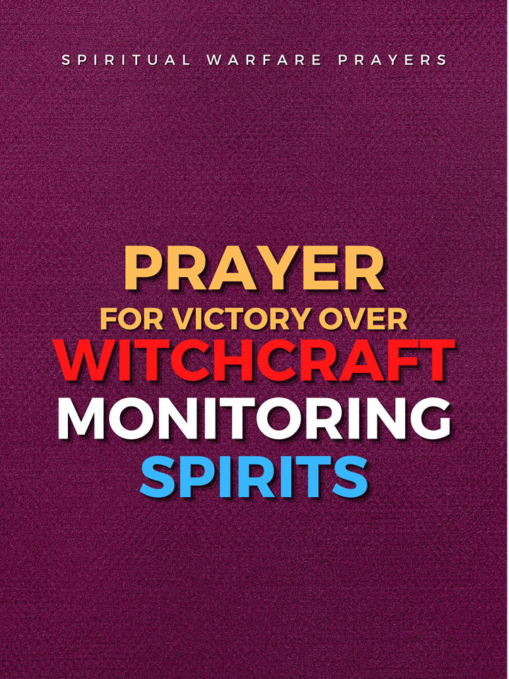 Prayer Against Monitoring Spirits product image (1)