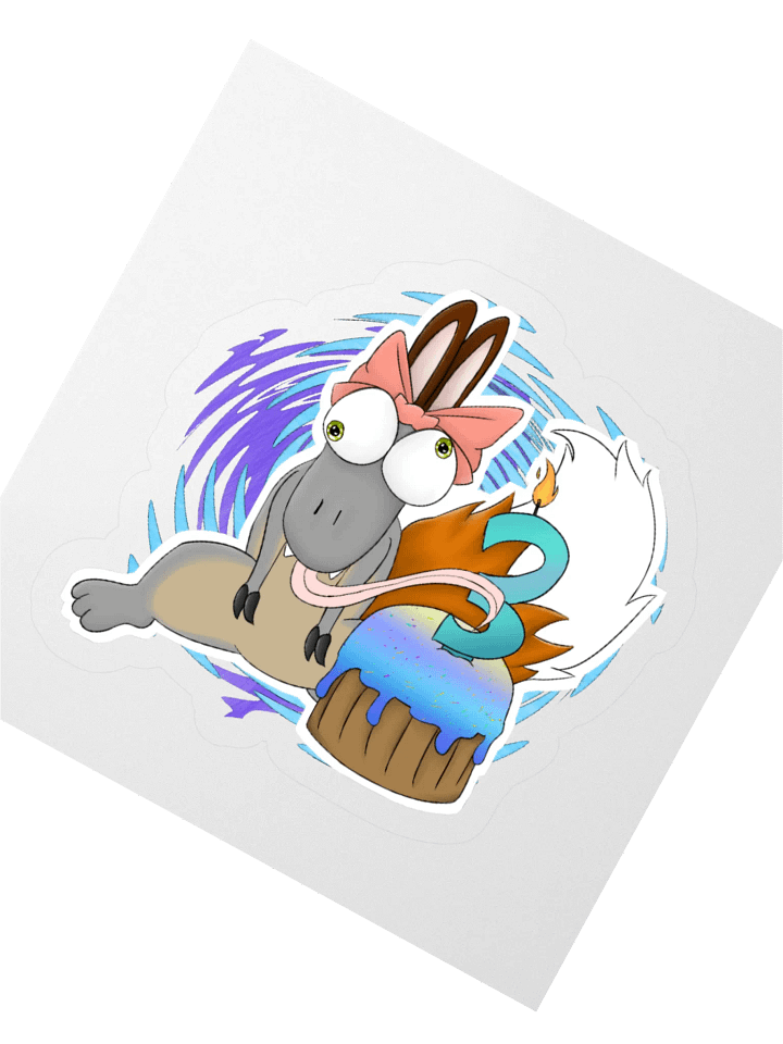 Pookie's 3rd Birthday Sticker product image (4)