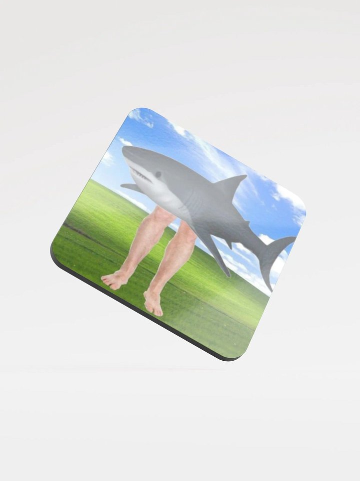 Shark Religion Funny Coaster product image (1)