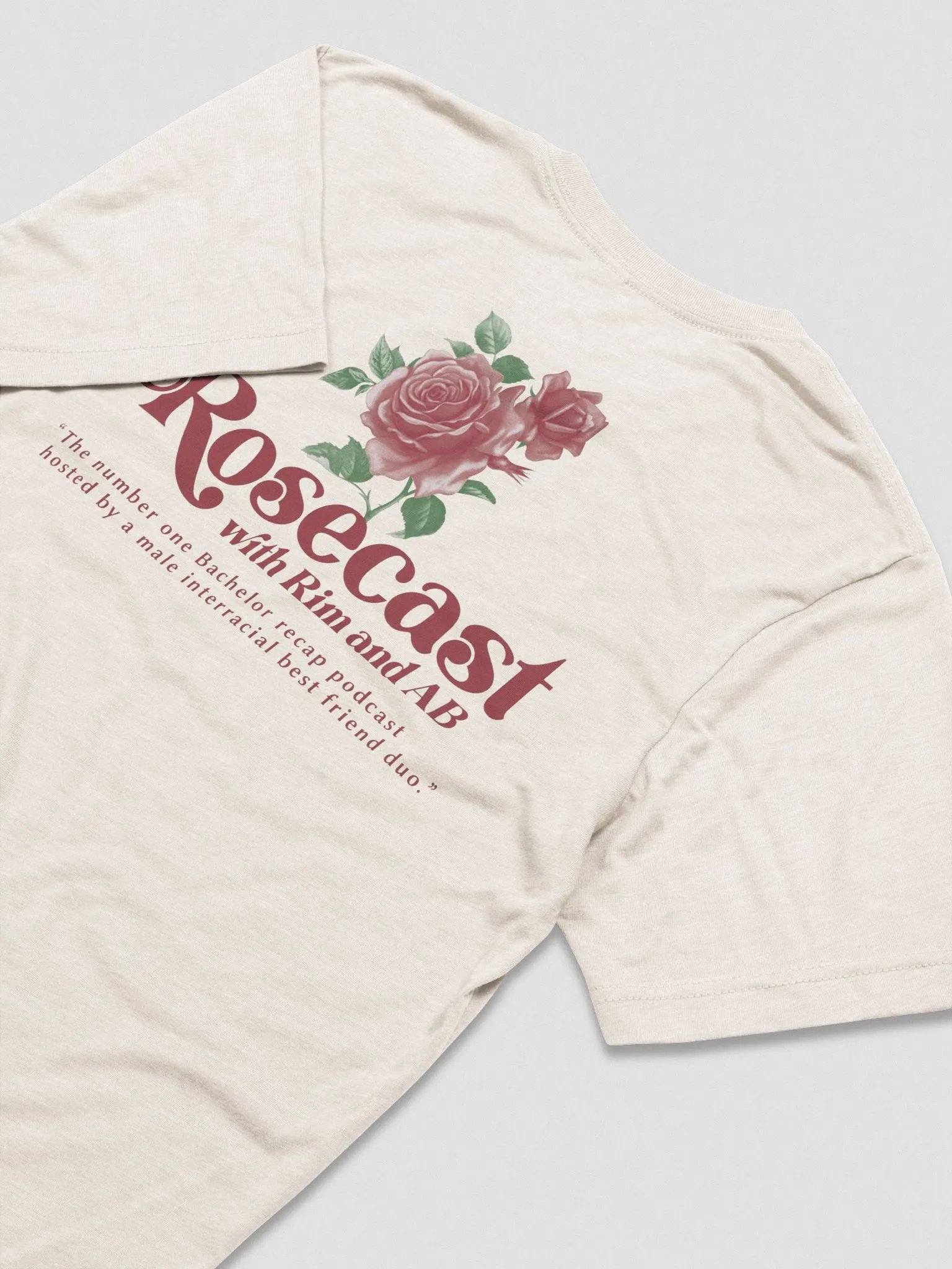 Retro Rose T-Shirt (Triblend) (Front and back) product image (5)