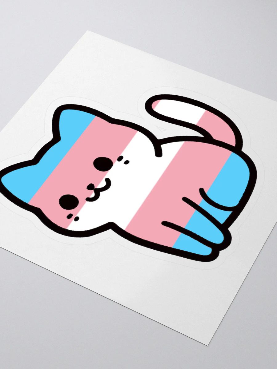 Transgender Pride Kitty Sticker product image (3)
