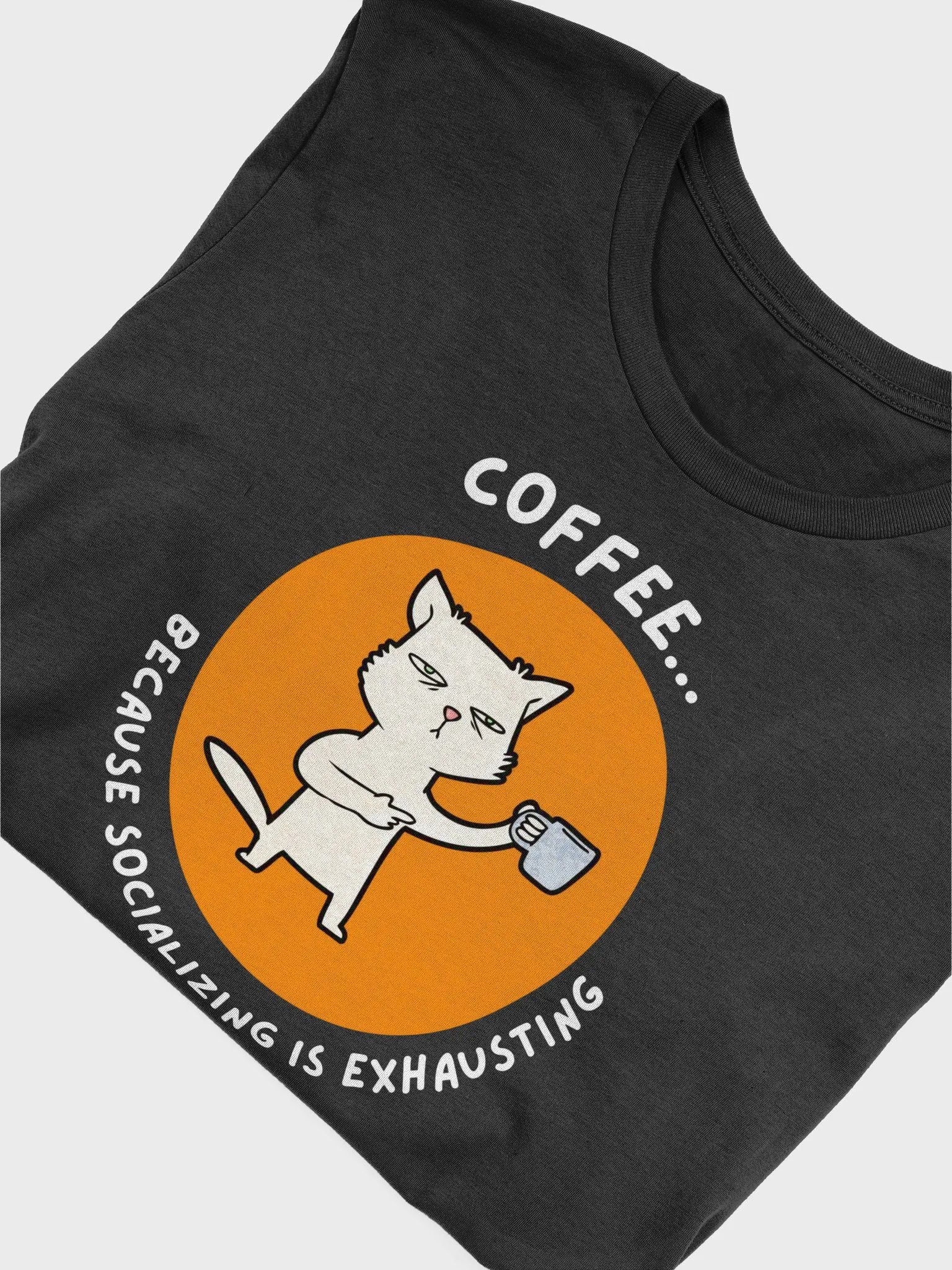 Coffee Because Socializing Is Exhausting Men Women Introvert product image (5)