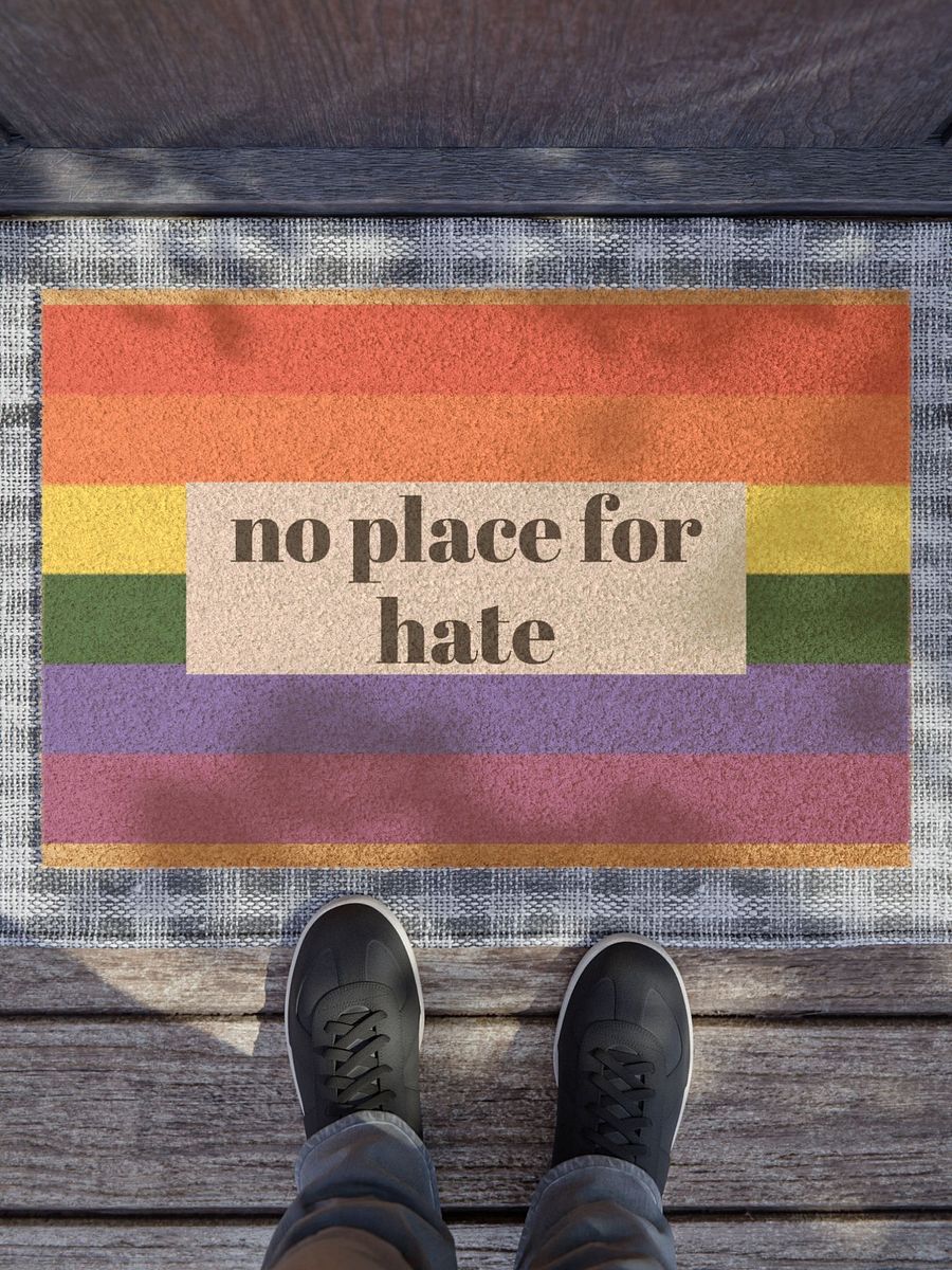 No place for hate door mat product image (3)