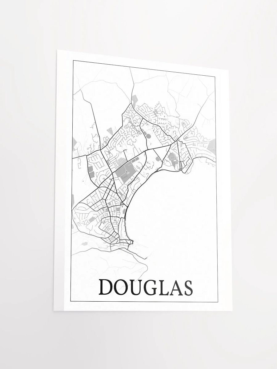 Douglas, Isle of Man, city map print product image (11)