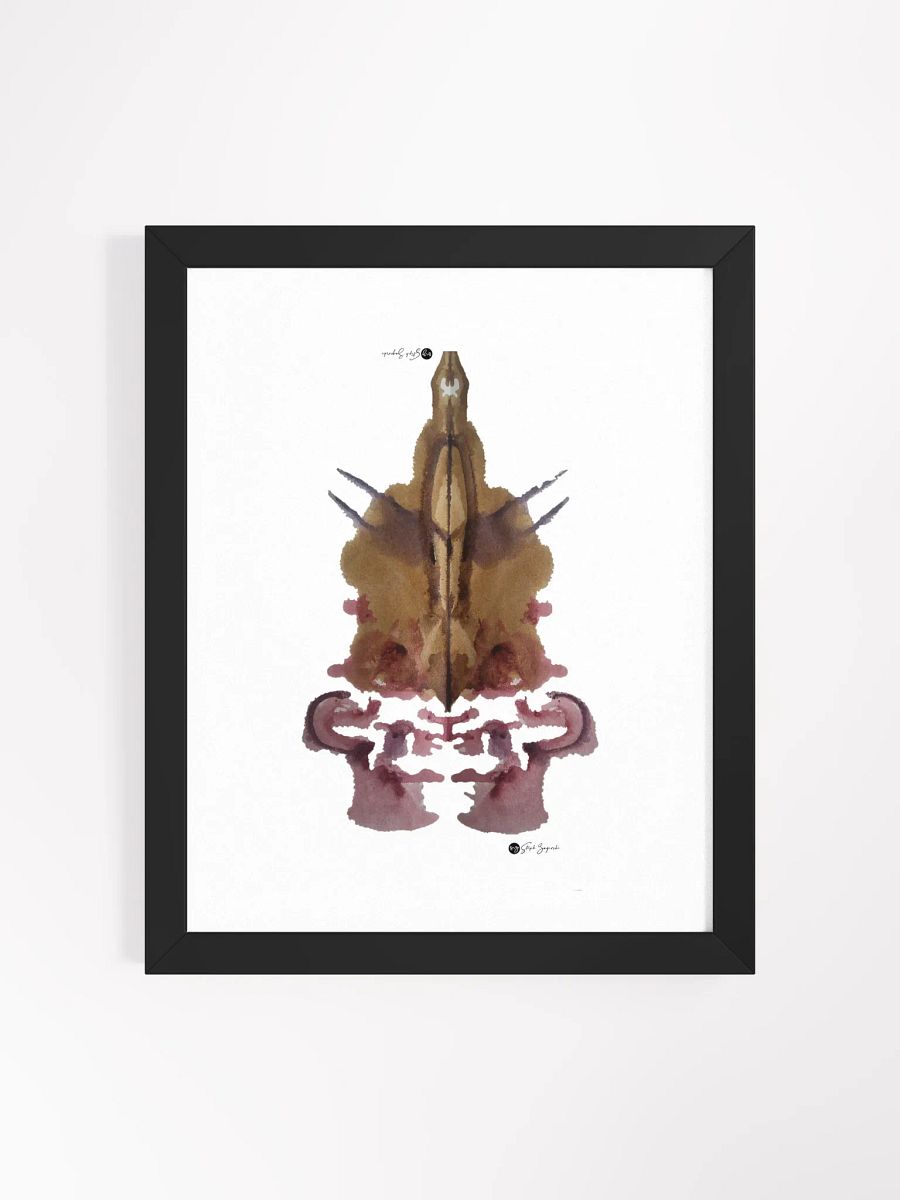 Inkblot no. 3 | Framed Print | 11 x 16 product image (1)