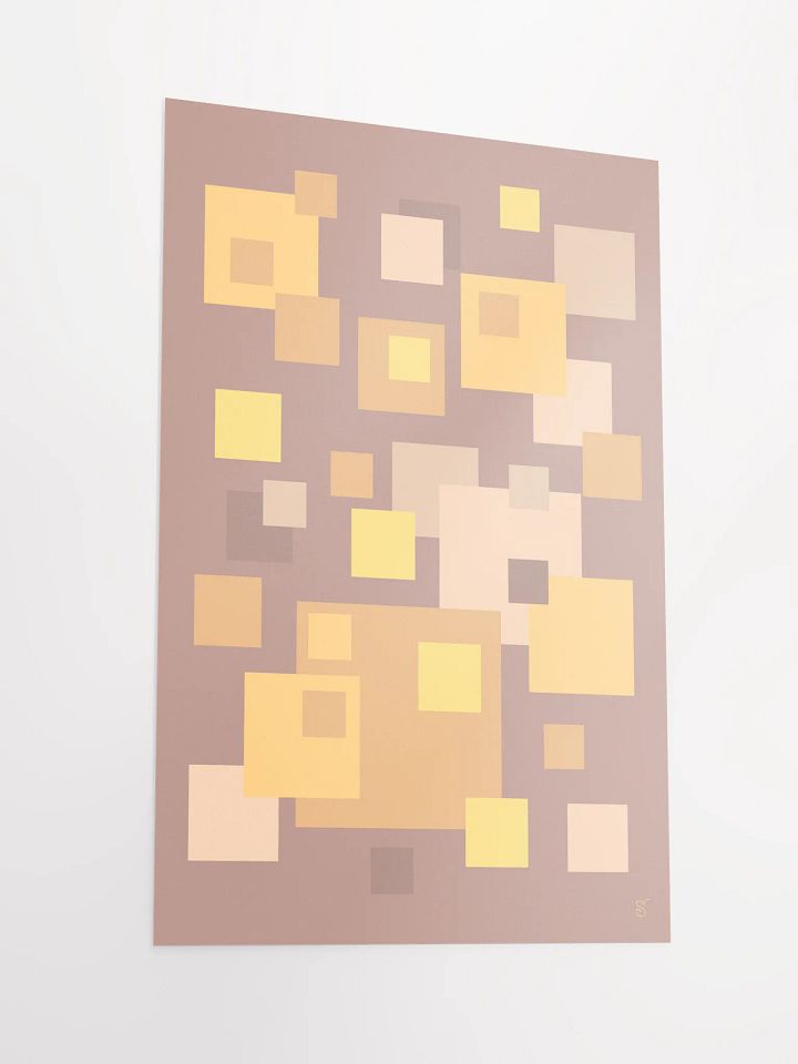 Vibrant Matte Poster Print - Abstract Image No. 3 product image (2)