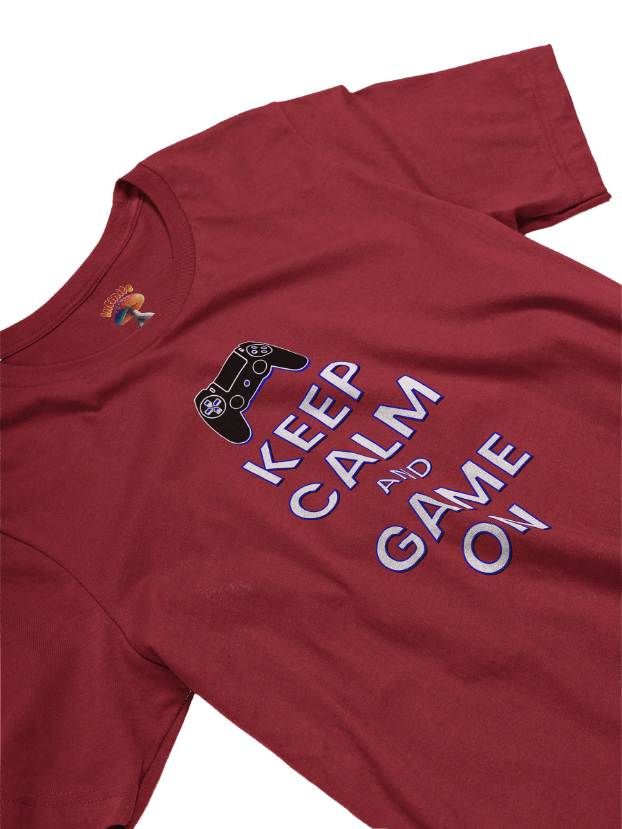 KEEP CALM AND GAME ON PS T-SHIRT product image (3)