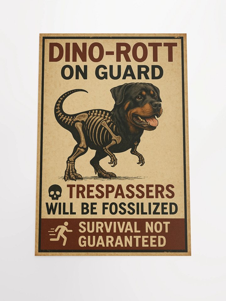 Dino-Rott On Guard Poster product image (2)