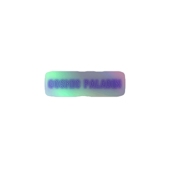 CosmicPaladin Holographic Sticker Set product image (1)