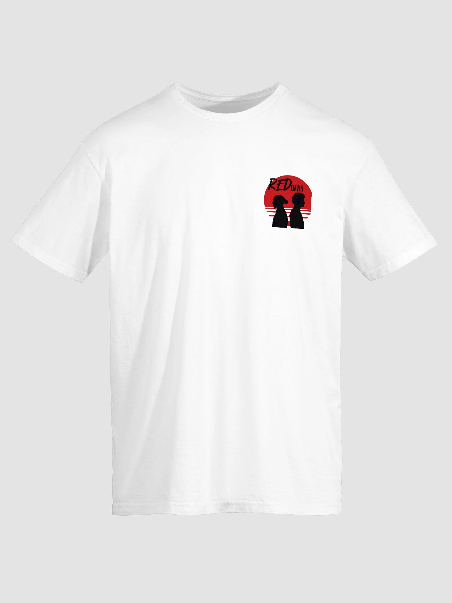 Red Dawn: Hamilton & Leclerc Ferrari F1 Duo Art - Iconic Motorsport Sunset Tee product image (5)