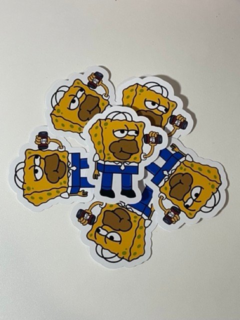 Spongebob Simpson Sticker product image (1)