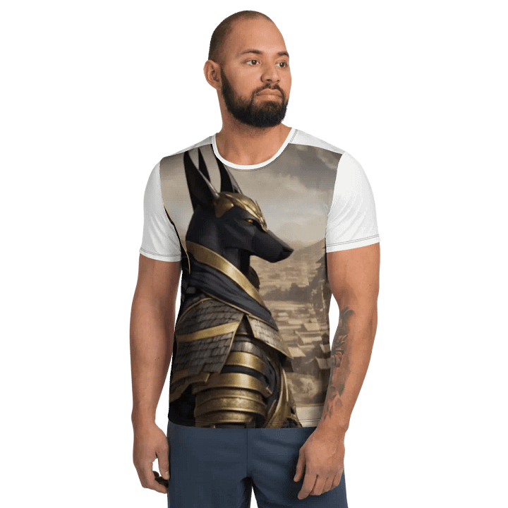 Anubis Warrior All-Over Print Athletic Tee product image (1)