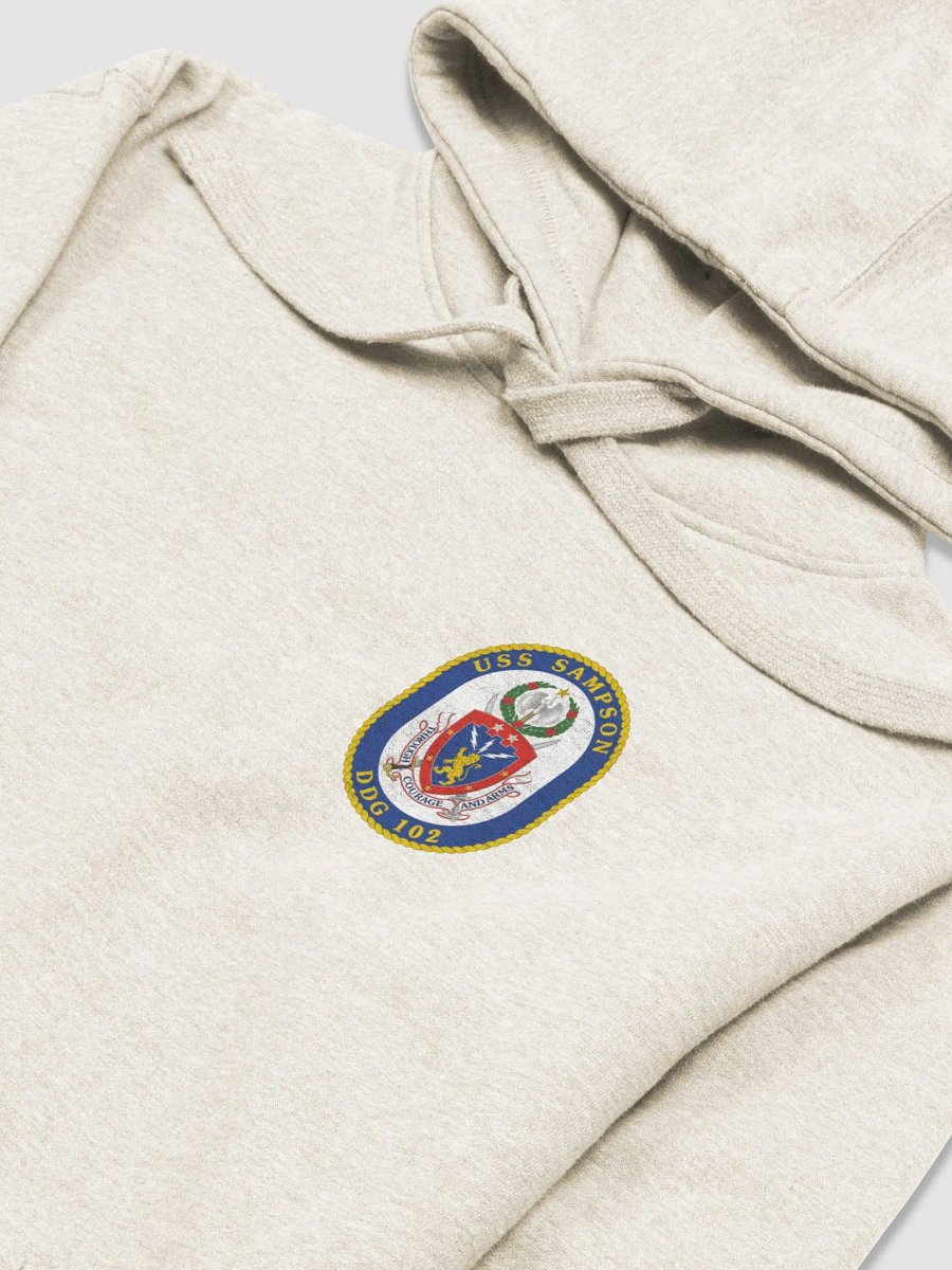 USS Sampson DDG 102: Hooded Sweatshirt product image (22)