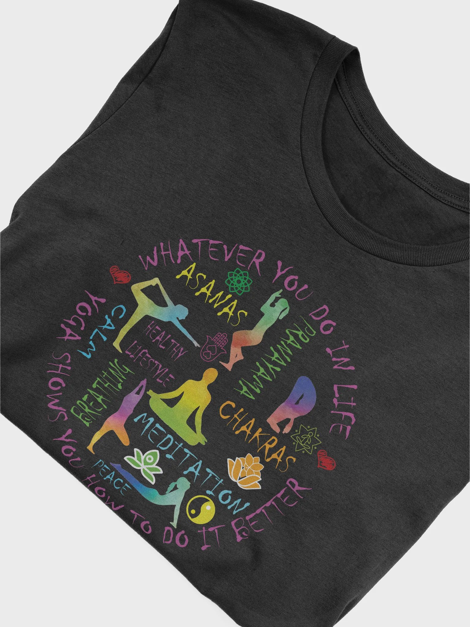 Yoga Meditation Trainer Chakra Asanas Yogi Class T shirt product image (10)