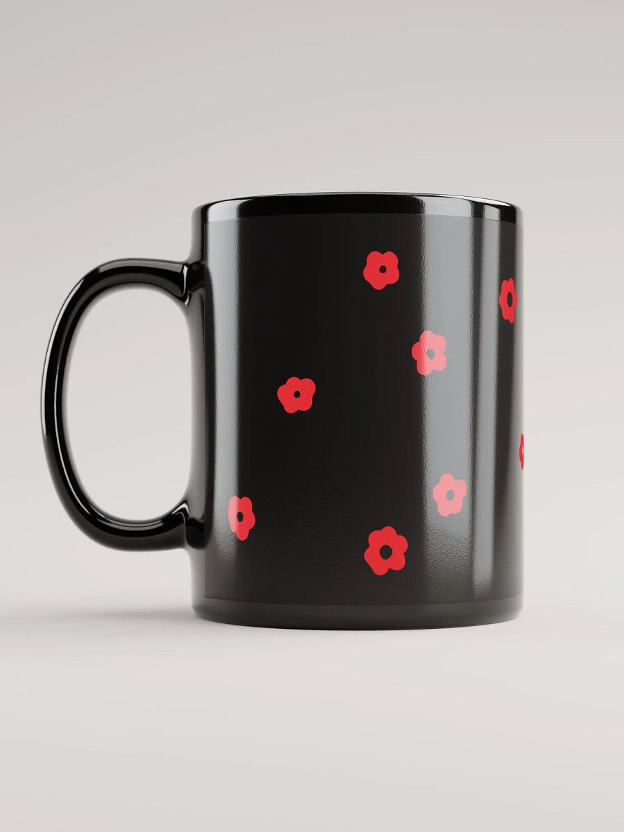 SMALL FLOWERS RED BEAUTIFUL COLORS CONTRAST SHINY MUG product image (6)