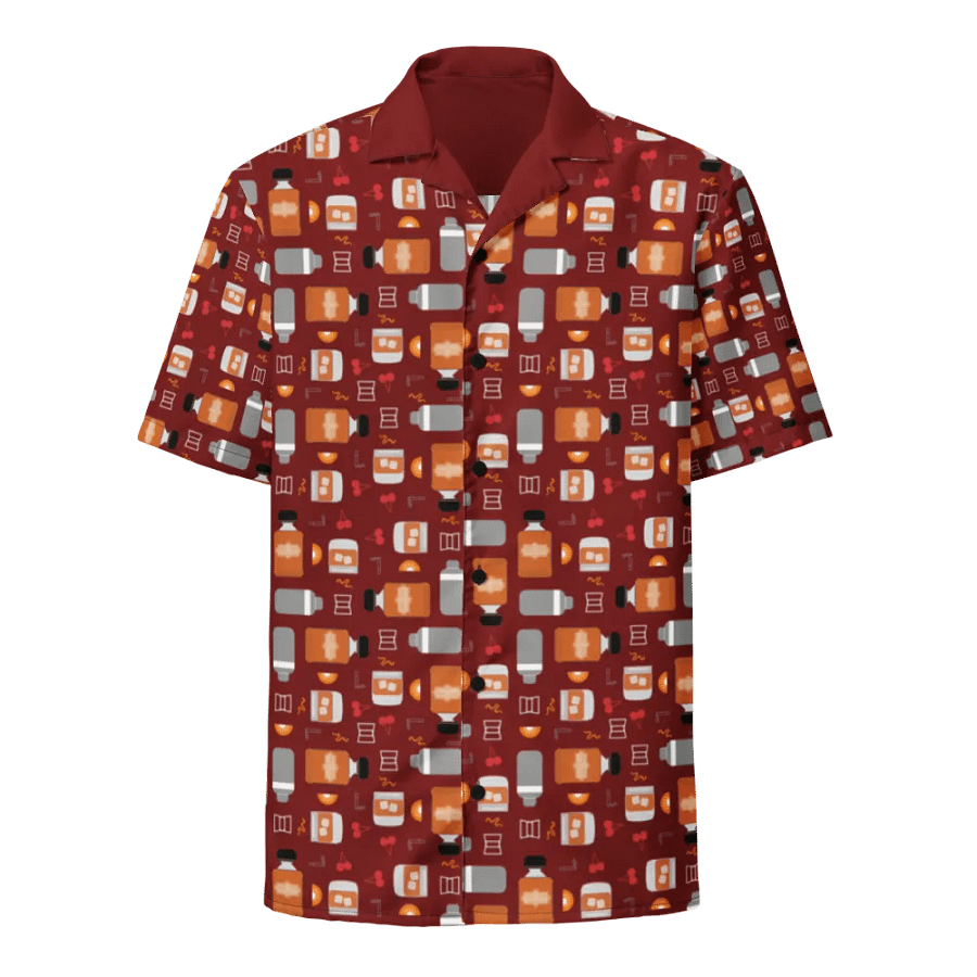 Bourbon Pattern Hawaiian Shirt product image (6)