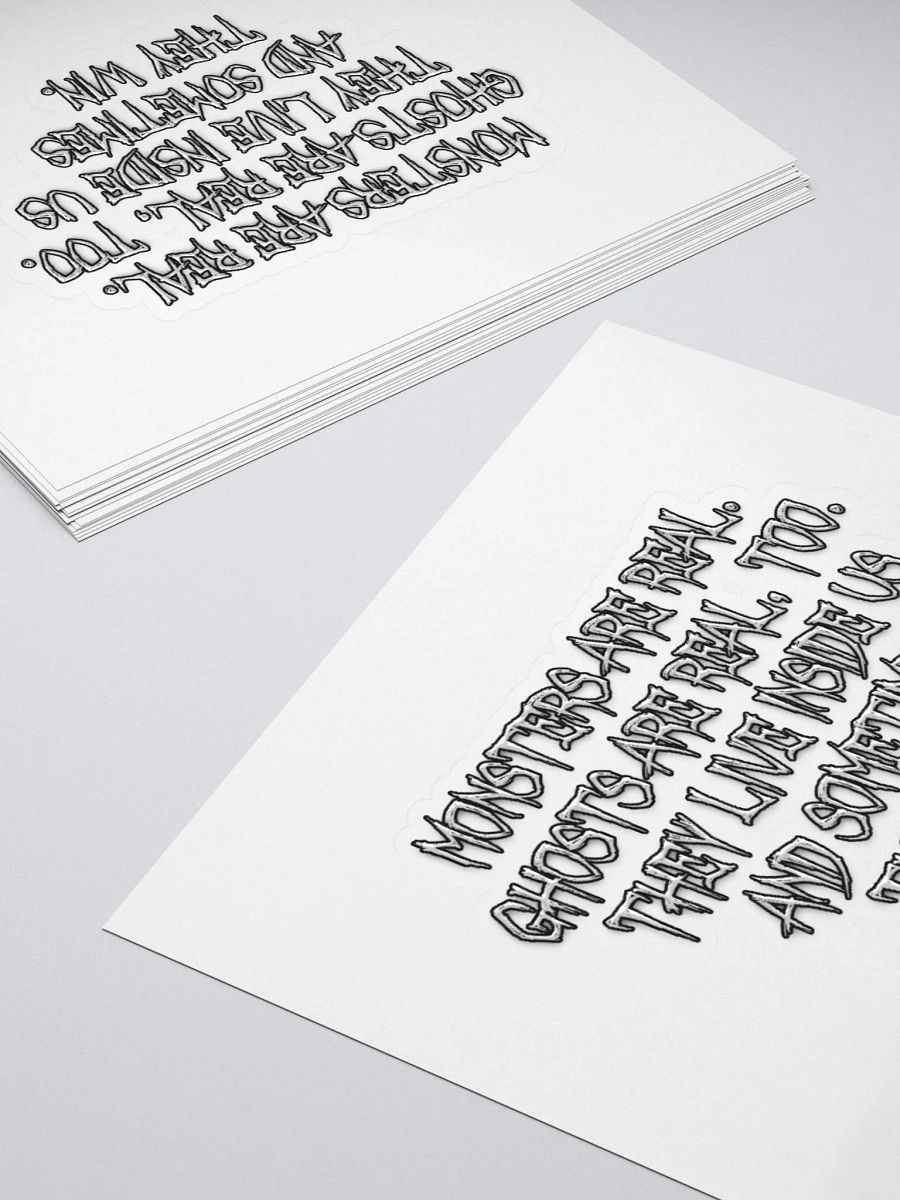 Monsters Are Real Stickers product image (12)