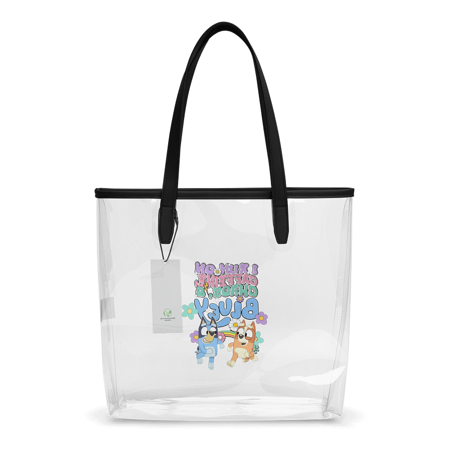 Chaos & Caffeine Clear Tote Bag product image (2)