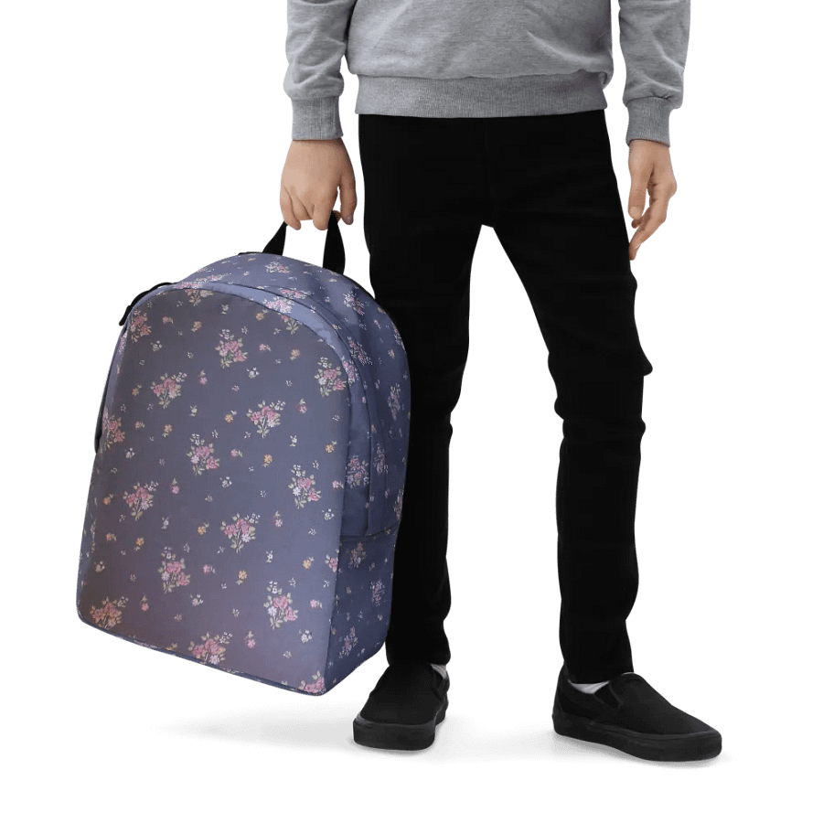 "A896" Floral Dreams Minimalist Backpack product image (10)
