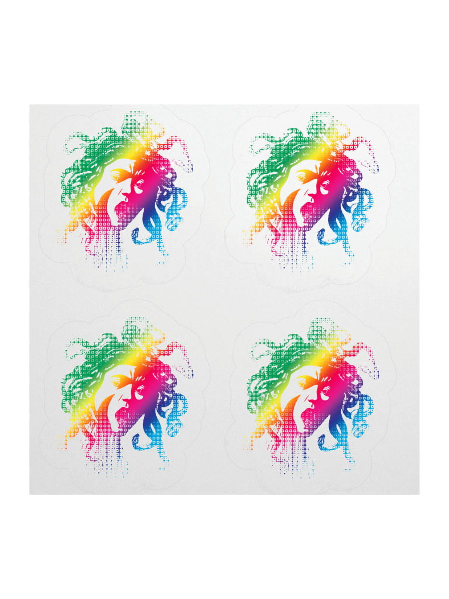 Sticker - Rainbow Medusa (transparent background) product image (1)