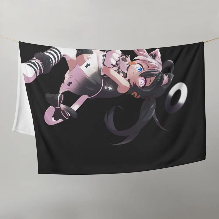 Throw Blanket - Byakko Howaito - Full Black Edition product image (21)