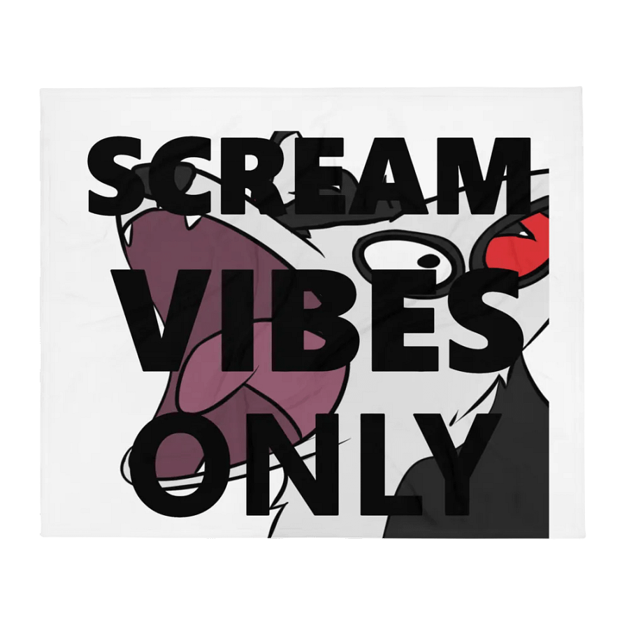 Scream Vibes Only Blanket product image (1)