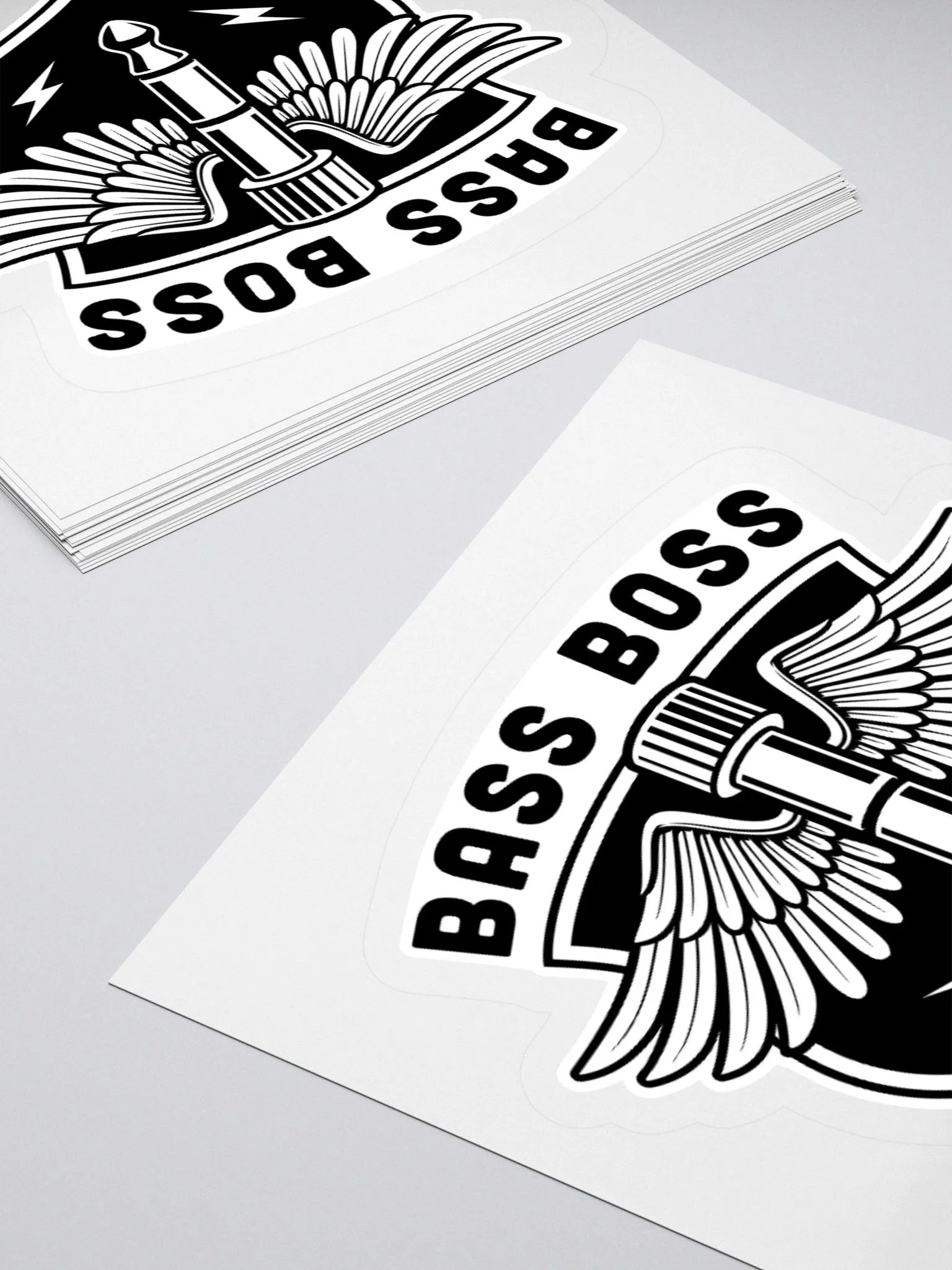 Bass Boss Sticker: Perfect for Music Lovers and Gamers product image (4)