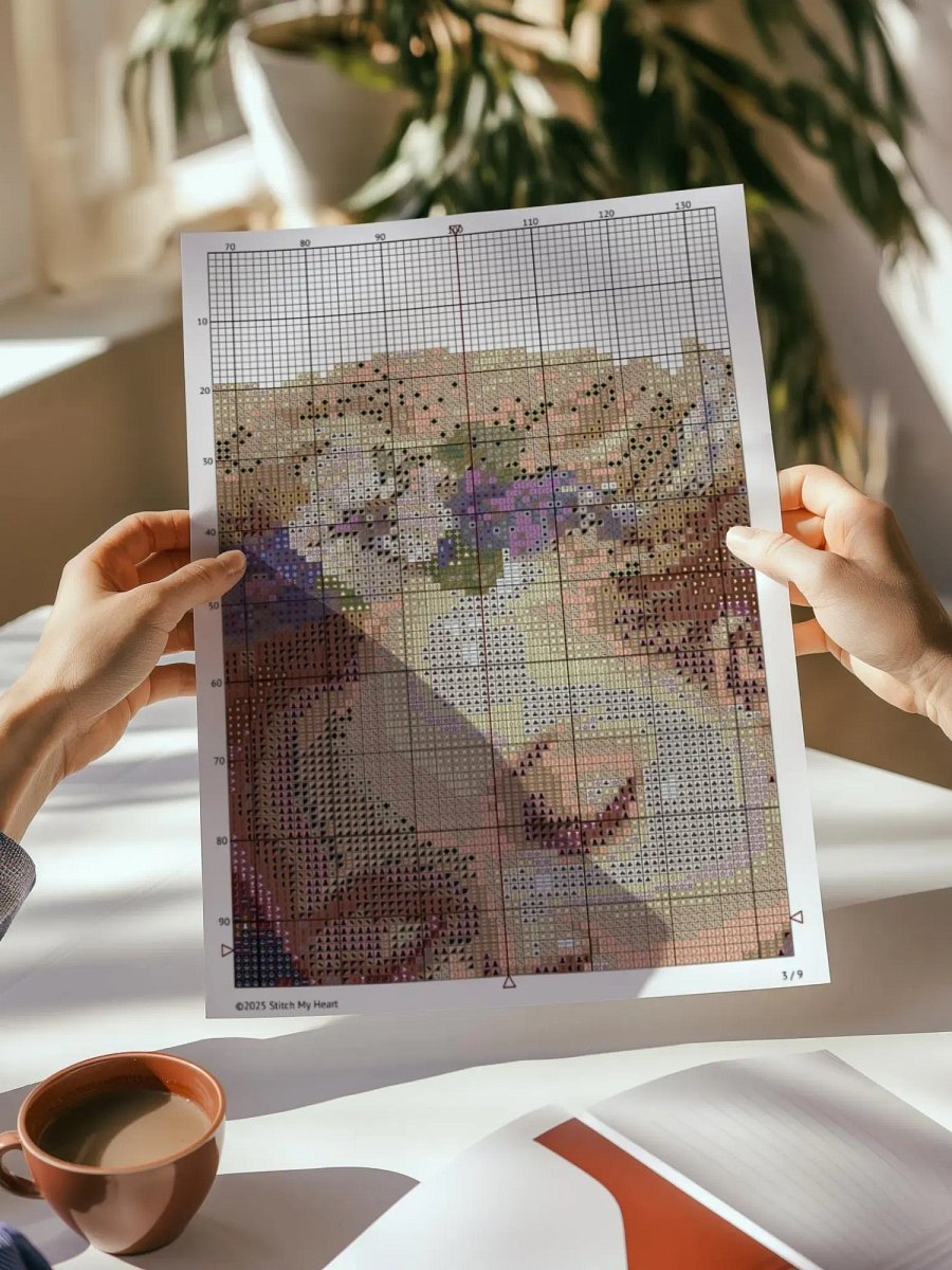 Lavender Lullaby Cross Stitch Pattern product image (2)